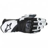 Alpinestars  SP-1 Gloves Black White  Pelle con protezione in carbonio.