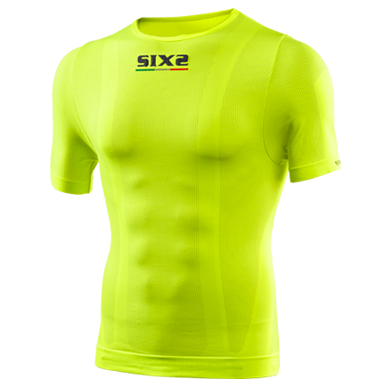 SIX2 TS1 C T-shirt Sottotuta maniche corte Giallo
