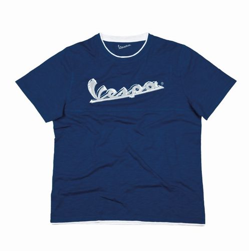 T-Shirt Vespa Original Uomo Colore Blu